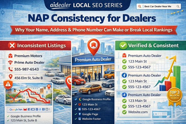 NAP Consistency for Dealers: Why It Affects Your Rankings